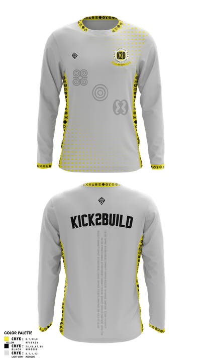 Kick 2 Build Camps 18891092 Long Sleeve Performance Shirt 3
