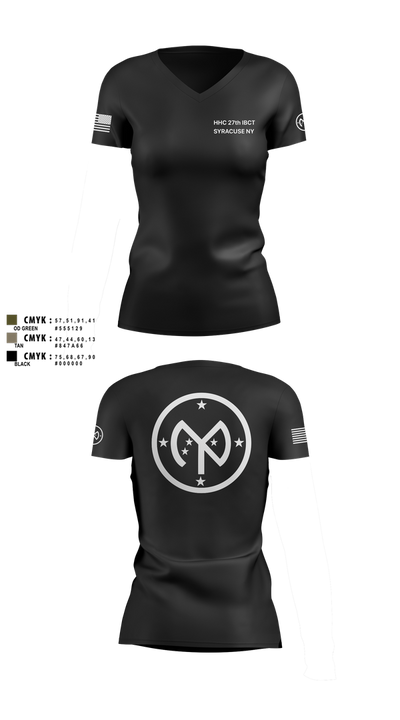 27 IBCT 2382362 Women's Short Sleeve V-neck Shirt - 100