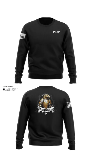 Crew Neck Sweatshirt, PLXP PLT Pangolins, , Teamtime, Team time, sublimation, custom sports apparel, team uniforms, spirit wear, spiritwear, sports uniforms, custom shirts, team store, custom team store, fundraiser sports, apparel fundraiser