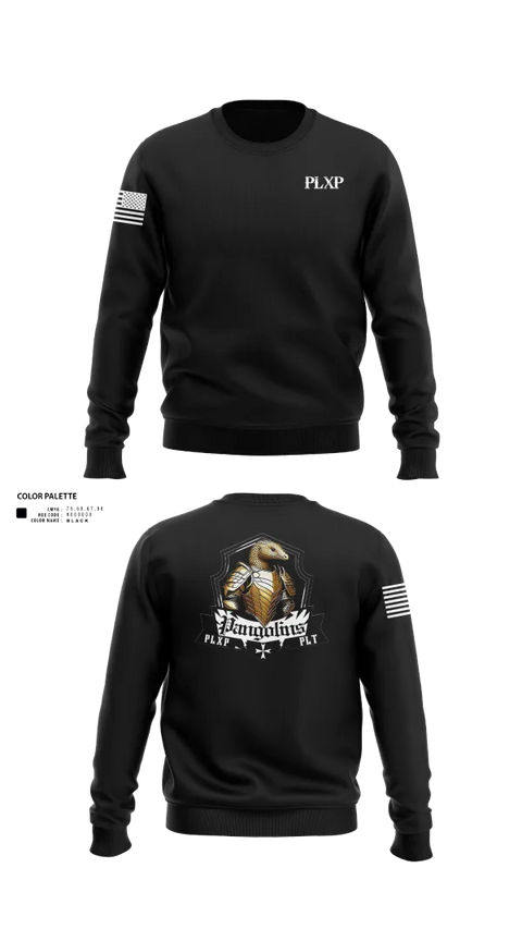 Crew Neck Sweatshirt, PLXP PLT Pangolins, , Teamtime, Team time, sublimation, custom sports apparel, team uniforms, spirit wear, spiritwear, sports uniforms, custom shirts, team store, custom team store, fundraiser sports, apparel fundraiser