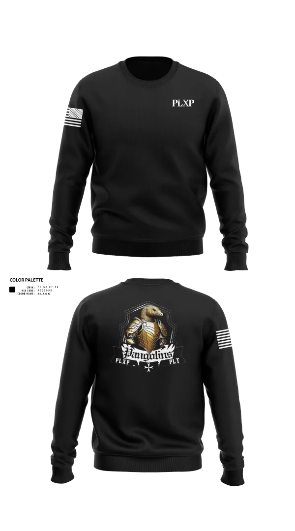 Crew Neck Sweatshirt, PLXP PLT Pangolins, , Teamtime, Team time, sublimation, custom sports apparel, team uniforms, spirit wear, spiritwear, sports uniforms, custom shirts, team store, custom team store, fundraiser sports, apparel fundraiser
