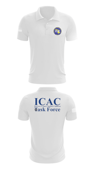 Short Sleeve Performance Polo, Internet Crimes Against Children Task Force, Police, Teamtime, Team time, sublimation, custom sports apparel, team uniforms, spirit wear, spiritwear, sports uniforms, custom shirts, team store, custom team store, fundraiser sports, apparel fundraiser
