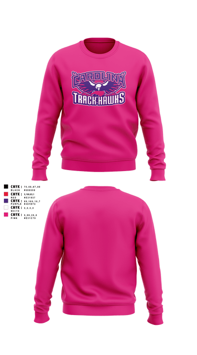 Carolina Track Hawks Crew Neck Sweatshirt - 15