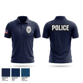 Short Sleeve Performance Polo, 377th DAF Police, Air Force, Teamtime, Team time, sublimation, custom sports apparel, team uniforms, spirit wear, spiritwear, sports uniforms, custom shirts, team store, custom team store, fundraiser sports, apparel fundraiser