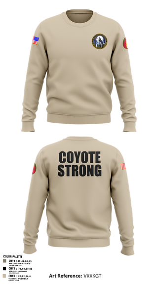Crew Neck Sweatshirt, FHL Garrison 2, , Teamtime, Team time, sublimation, custom sports apparel, team uniforms, spirit wear, spiritwear, sports uniforms, custom shirts, team store, custom team store, fundraiser sports, apparel fundraiser