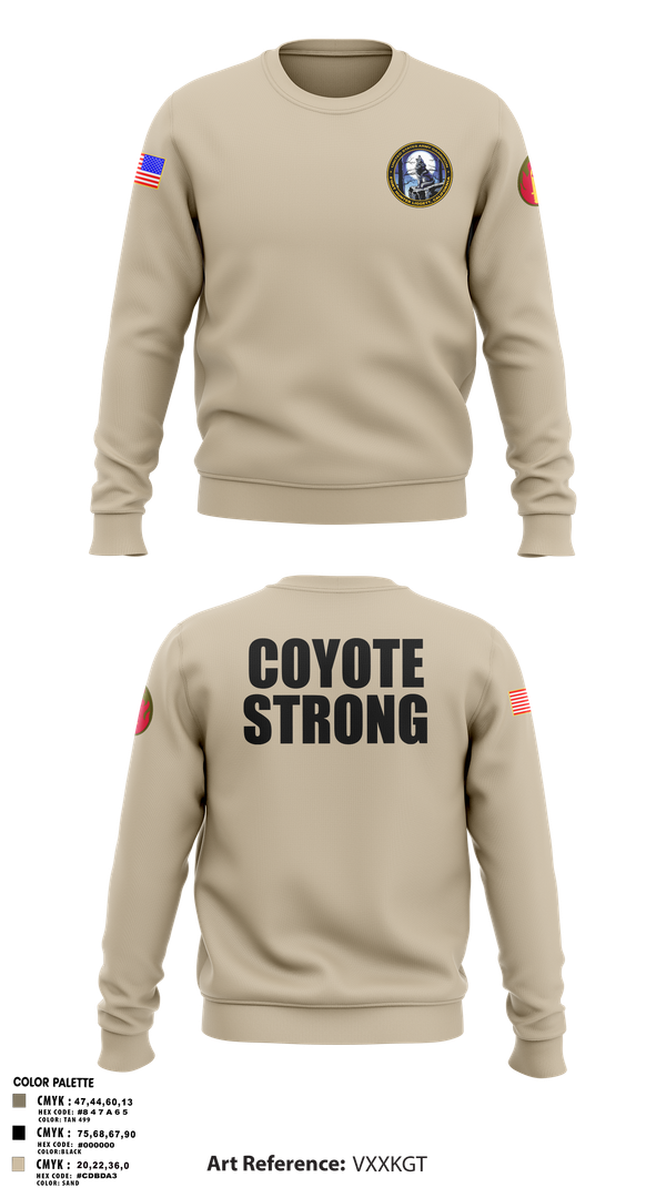 Crew Neck Sweatshirt, FHL Garrison 2, , Teamtime, Team time, sublimation, custom sports apparel, team uniforms, spirit wear, spiritwear, sports uniforms, custom shirts, team store, custom team store, fundraiser sports, apparel fundraiser