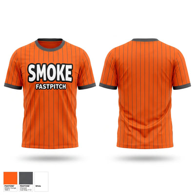 SMOKE FASTPITCH Short Sleeve Performance Shirt - 2