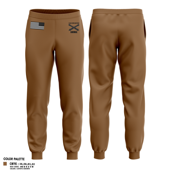 Joggers, 1-487 Alpha Battery Field Artillery, National Guard, Teamtime, Team time, sublimation, custom sports apparel, team uniforms, spirit wear, spiritwear, sports uniforms, custom shirts, team store, custom team store, fundraiser sports, apparel fundraiser