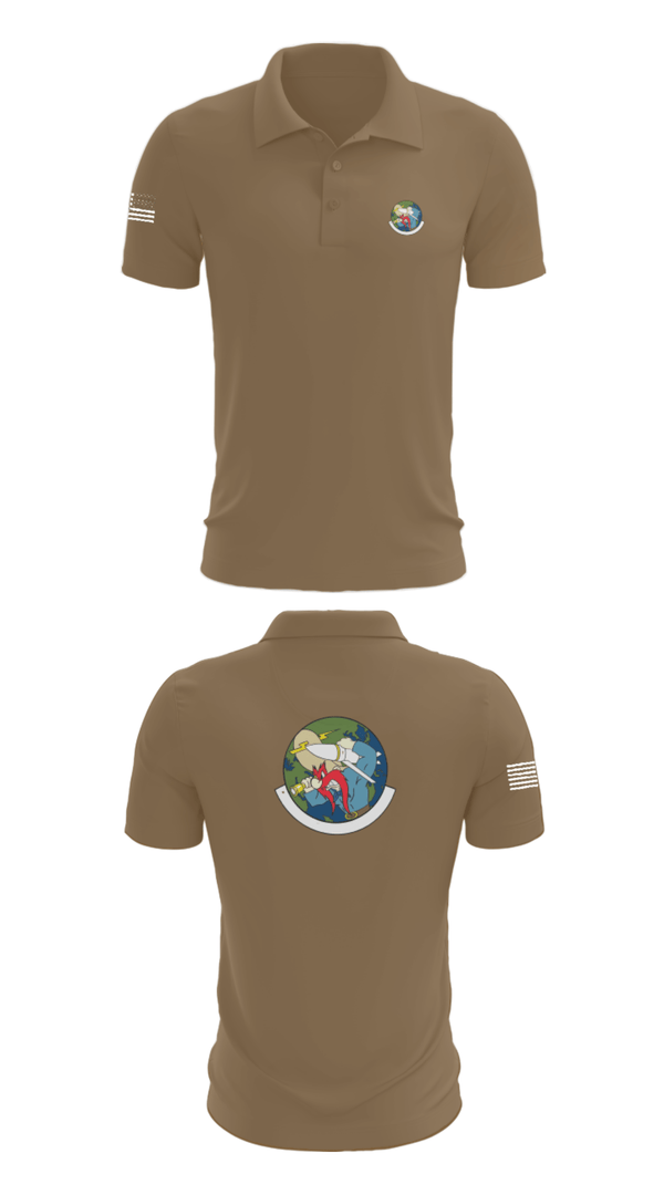 Short Sleeve Performance Polo, 20th Intelligence Squadron, Air Force, Teamtime, Team time, sublimation, custom sports apparel, team uniforms, spirit wear, spiritwear, sports uniforms, custom shirts, team store, custom team store, fundraiser sports, apparel fundraiser