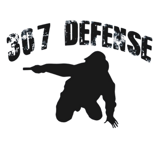 308 Defense 2975574 Stainless Steel Water Bottle with a Straw Lid