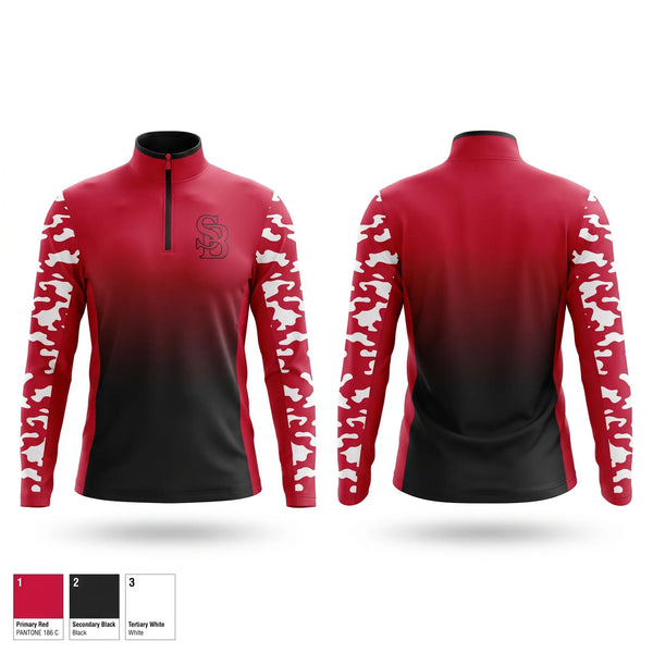 Quarter Zip Jacket, Sluggers Baseball, Baseball, Teamtime, Team time, sublimation, custom sports apparel, team uniforms, spirit wear, spiritwear, sports uniforms, custom shirts, team store, custom team store, fundraiser sports, apparel fundraiser
