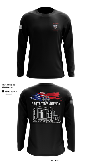 Long Sleeve Performance Shirt, Vet-Sec Protective agency, , Teamtime, Team time, sublimation, custom sports apparel, team uniforms, spirit wear, spiritwear, sports uniforms, custom shirts, team store, custom team store, fundraiser sports, apparel fundraiser