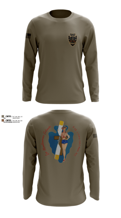 B Co. 1/114th S&S Long Sleeve Performance Shirt 4