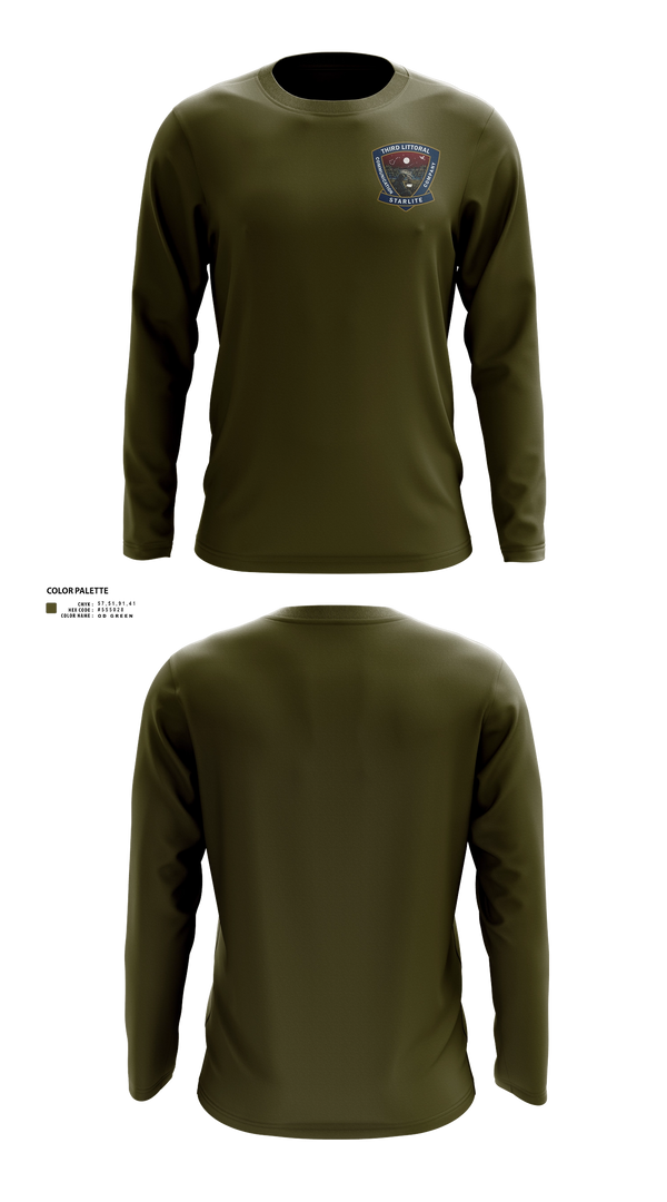 Long Sleeve Performance Shirt, 3d MLR, Communication Company, Marines, Teamtime, Team time, sublimation, custom sports apparel, team uniforms, spirit wear, spiritwear, sports uniforms, custom shirts, team store, custom team store, fundraiser sports, apparel fundraiser