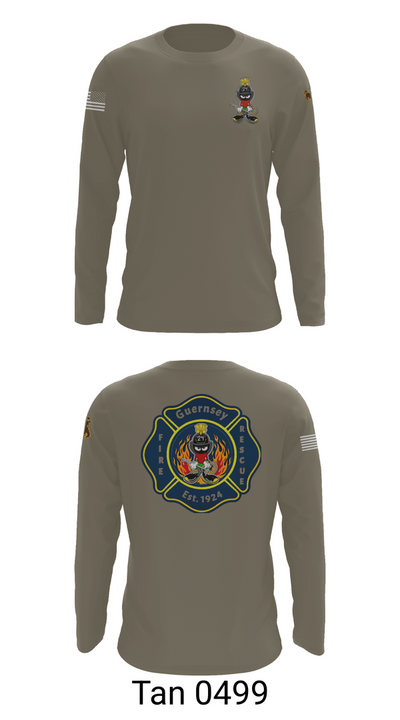 Guernsey Fire & Rescue 73903813 Long Sleeve Performance Shirt 66