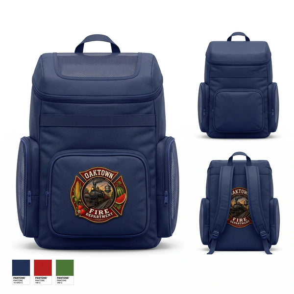 Gear Bag, Oaktown Fire, Fire Department, Teamtime, Team time, sublimation, custom sports apparel, team uniforms, spirit wear, spiritwear, sports uniforms, custom shirts, team store, custom team store, fundraiser sports, apparel fundraiser