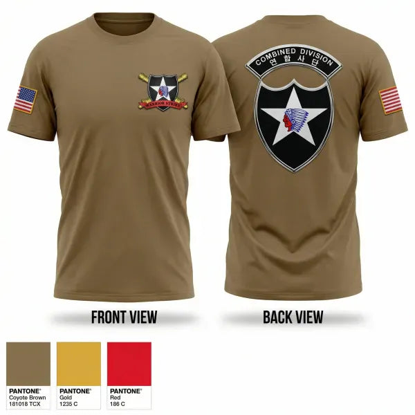 Old School Cotton Feel Shirt, 2ID DIVARTY, Army, Teamtime, Team time, sublimation, custom sports apparel, team uniforms, spirit wear, spiritwear, sports uniforms, custom shirts, team store, custom team store, fundraiser sports, apparel fundraiser