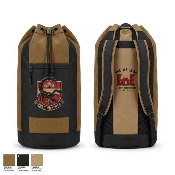 Gear Bag, 315 EN BN, Army, Teamtime, Team time, sublimation, custom sports apparel, team uniforms, spirit wear, spiritwear, sports uniforms, custom shirts, team store, custom team store, fundraiser sports, apparel fundraiser