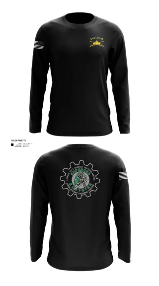 Long Sleeve Performance Shirt, E CO 1-81 AR, 194th AR BDE, Army, Teamtime, Team time, sublimation, custom sports apparel, team uniforms, spirit wear, spiritwear, sports uniforms, custom shirts, team store, custom team store, fundraiser sports, apparel fundraiser