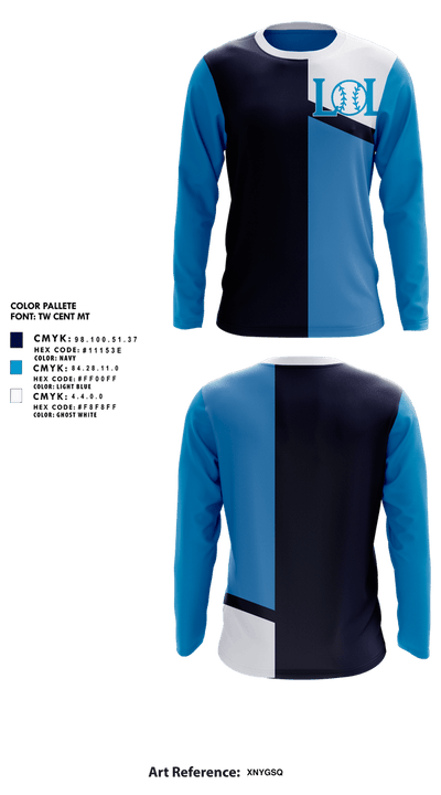 LOL - LEGIT OL' LADIES 70761880 Long Sleeve Performance Shirt 1