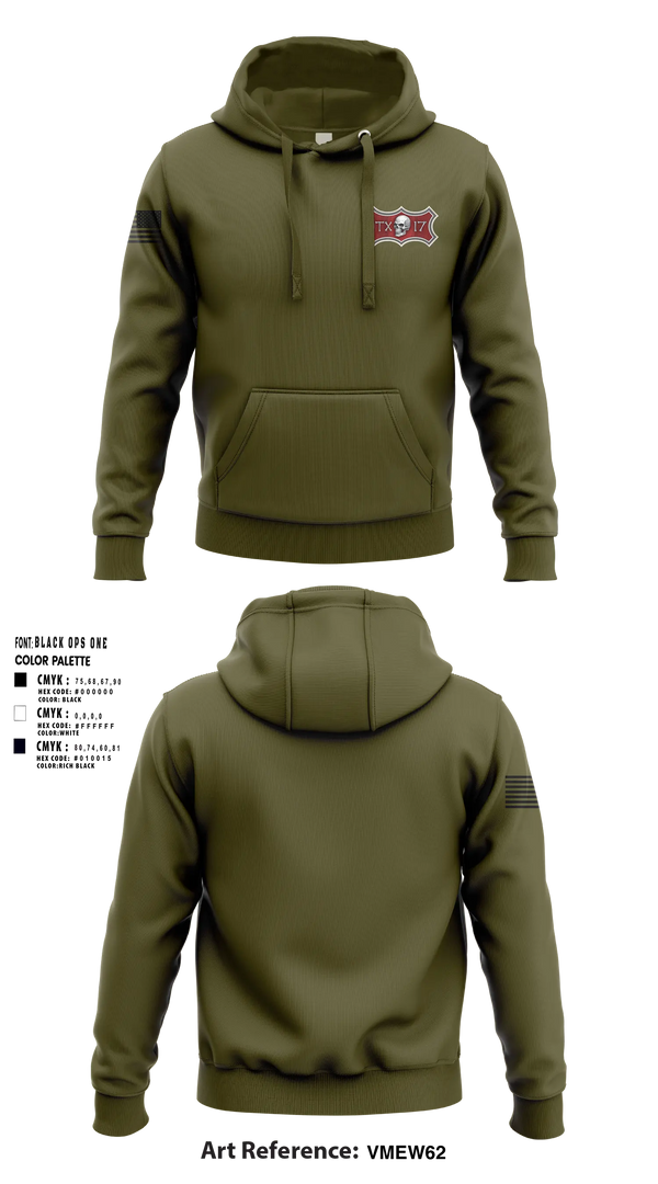 Hoodie, VFW Riders Unit 17, Marines, Teamtime, Team time, sublimation, custom sports apparel, team uniforms, spirit wear, spiritwear, sports uniforms, custom shirts, team store, custom team store, fundraiser sports, apparel fundraiser