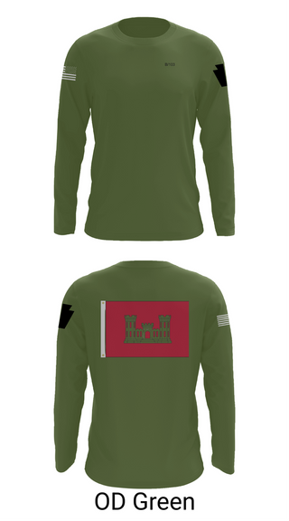 Long Sleeve Performance Shirt, B 103 EN BN, National Guard, Teamtime, Team time, sublimation, custom sports apparel, team uniforms, spirit wear, spiritwear, sports uniforms, custom shirts, team store, custom team store, fundraiser sports, apparel fundraiser