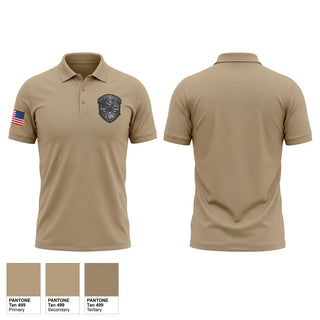Short Sleeve Performance Polo, Roy Cit Police K9, Police, Teamtime, Team time, sublimation, custom sports apparel, team uniforms, spirit wear, spiritwear, sports uniforms, custom shirts, team store, custom team store, fundraiser sports, apparel fundraiser