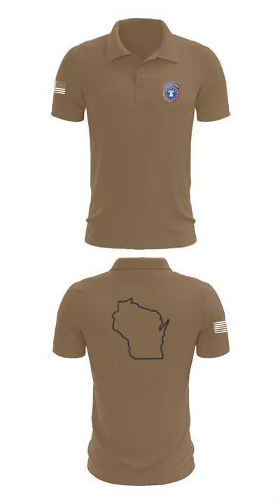Waukesha recruiting station 70828393 Short Sleeve Performance Polo - 7