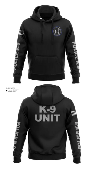 Hoodie, EPD K-9, Police, Teamtime, Team time, sublimation, custom sports apparel, team uniforms, spirit wear, spiritwear, sports uniforms, custom shirts, team store, custom team store, fundraiser sports, apparel fundraiser