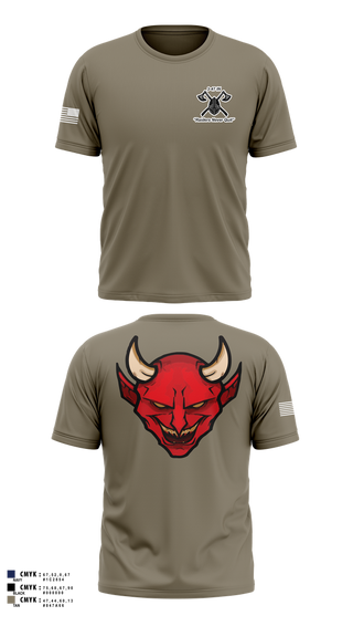 Old School Cotton Feel Shirt, D Co 3-47, , Teamtime, Team time, sublimation, custom sports apparel, team uniforms, spirit wear, spiritwear, sports uniforms, custom shirts, team store, custom team store, fundraiser sports, apparel fundraiser