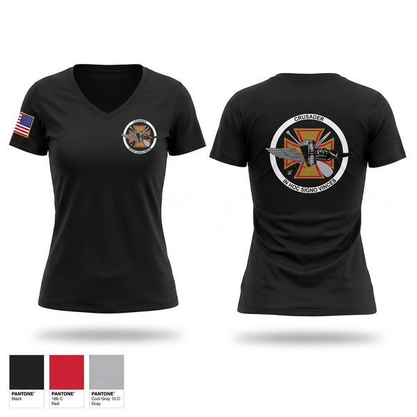 Womens Short Sleeve Vneck Shirt, 1st recon bn Charlie co., Marines, Teamtime, Team time, sublimation, custom sports apparel, team uniforms, spirit wear, spiritwear, sports uniforms, custom shirts, team store, custom team store, fundraiser sports, apparel fundraiser