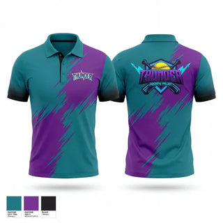 Short Sleeve Performance Polo, Hocking Valley Thunder, Softball, Teamtime, Team time, sublimation, custom sports apparel, team uniforms, spirit wear, spiritwear, sports uniforms, custom shirts, team store, custom team store, fundraiser sports, apparel fundraiser