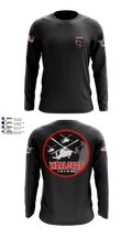 2-10 AHB Knighthawks 14380811 Long Sleeve Performance Shirt 68
