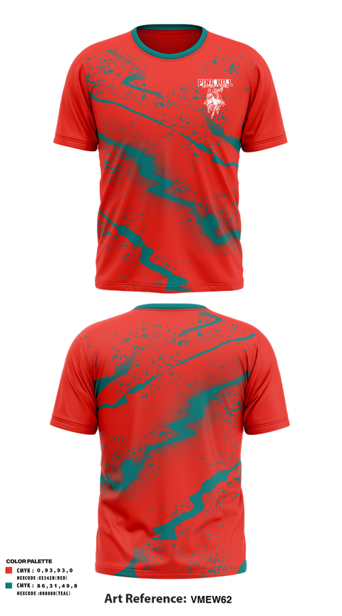 Short Sleeve Performance Shirt, Pine Hill High School Volleyball, Women's Volleyball, Teamtime, Team time, sublimation, custom sports apparel, team uniforms, spirit wear, spiritwear, sports uniforms, custom shirts, team store, custom team store, fundraiser sports, apparel fundraiser