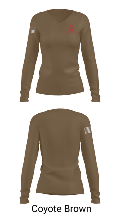 1-504 14015106 Women's Long Sleeve V-neck Shirt - 17