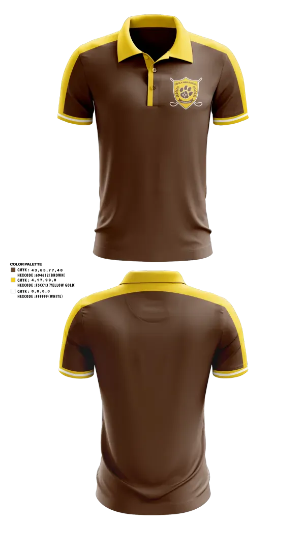Short Sleeve Performance Polo, Cibola High School Golf, Golf, Teamtime, Team time, sublimation, custom sports apparel, team uniforms, spirit wear, spiritwear, sports uniforms, custom shirts, team store, custom team store, fundraiser sports, apparel fundraiser
