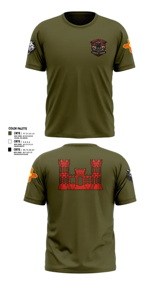 Short Sleeve Performance Shirt, 333rd Engineer Detachment, Army, Teamtime, Team time, sublimation, custom sports apparel, team uniforms, spirit wear, spiritwear, sports uniforms, custom shirts, team store, custom team store, fundraiser sports, apparel fundraiser