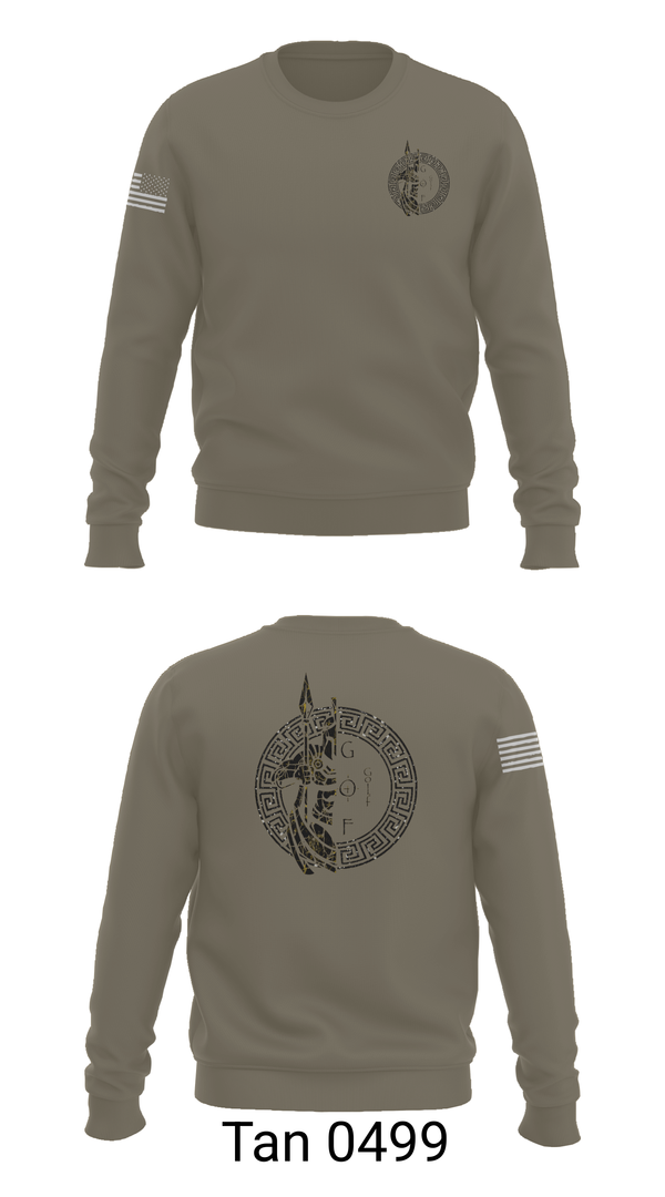 Crew Neck Sweatshirt, GOLF, , Teamtime, Team time, sublimation, custom sports apparel, team uniforms, spirit wear, spiritwear, sports uniforms, custom shirts, team store, custom team store, fundraiser sports, apparel fundraiser