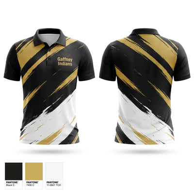 Gaffney Indians Short Sleeve Performance Polo - 1
