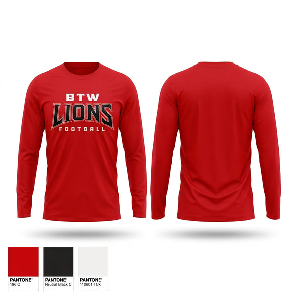 Long Sleeve Performance Shirt, Booker T. Washington, , Teamtime, Team time, sublimation, custom sports apparel, team uniforms, spirit wear, spiritwear, sports uniforms, custom shirts, team store, custom team store, fundraiser sports, apparel fundraiser