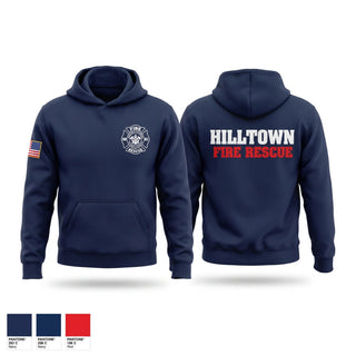 Hoodie, Hilltown Fire Rescue, Fire Department, Teamtime, Team time, sublimation, custom sports apparel, team uniforms, spirit wear, spiritwear, sports uniforms, custom shirts, team store, custom team store, fundraiser sports, apparel fundraiser