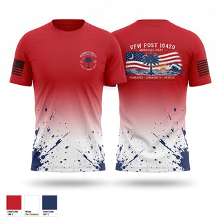 Short Sleeve Performance Shirt, VFW post 10420, , Teamtime, Team time, sublimation, custom sports apparel, team uniforms, spirit wear, spiritwear, sports uniforms, custom shirts, team store, custom team store, fundraiser sports, apparel fundraiser