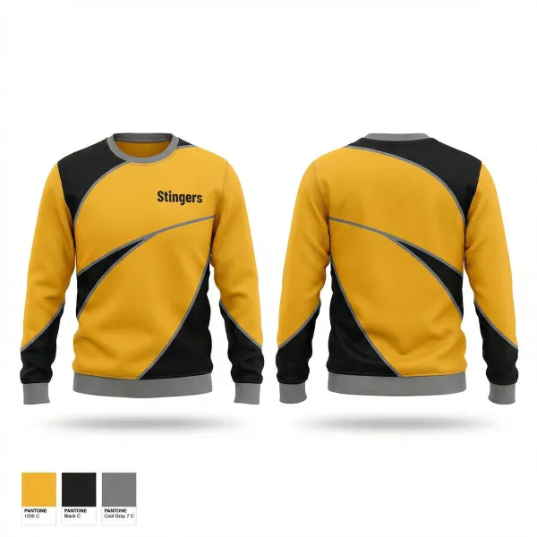 Crew Neck Sweatshirt, Stingers, Softball, Teamtime, Team time, sublimation, custom sports apparel, team uniforms, spirit wear, spiritwear, sports uniforms, custom shirts, team store, custom team store, fundraiser sports, apparel fundraiser