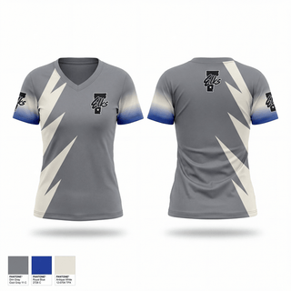 Womens Short Sleeve Vneck Shirt, Vermont Elks Association, , Teamtime, Team time, sublimation, custom sports apparel, team uniforms, spirit wear, spiritwear, sports uniforms, custom shirts, team store, custom team store, fundraiser sports, apparel fundraiser