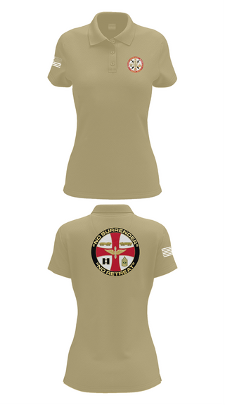 Womens Short Sleeve Performance Polo, Echo 2-501st GSAB, , Teamtime, Team time, sublimation, custom sports apparel, team uniforms, spirit wear, spiritwear, sports uniforms, custom shirts, team store, custom team store, fundraiser sports, apparel fundraiser