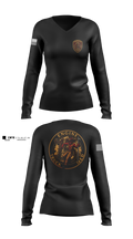 Full House Women's Long Sleeve V-neck Shirt - 6