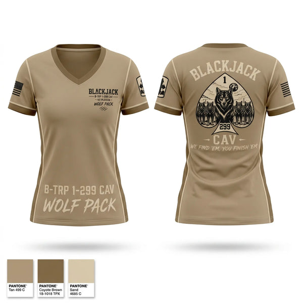 Womens Short Sleeve Vneck Shirt, BLACKJACK, National Guard, Teamtime, Team time, sublimation, custom sports apparel, team uniforms, spirit wear, spiritwear, sports uniforms, custom shirts, team store, custom team store, fundraiser sports, apparel fundraiser