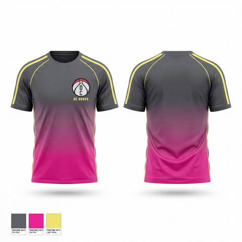 Short Sleeve Performance Shirt, DC Hoops, Women's Basketball, Teamtime, Team time, sublimation, custom sports apparel, team uniforms, spirit wear, spiritwear, sports uniforms, custom shirts, team store, custom team store, fundraiser sports, apparel fundraiser