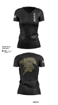 802D Security Forces Squadron 12990012 Women's Short Sleeve V-neck Shirt - 100
