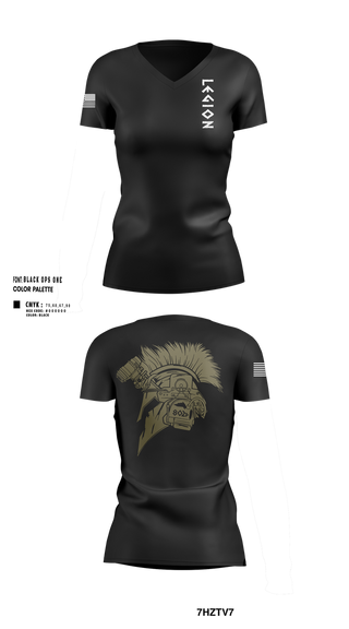 Womens Short Sleeve Vneck Shirt, 802D Security Forces Squadron, , Teamtime, Team time, sublimation, custom sports apparel, team uniforms, spirit wear, spiritwear, sports uniforms, custom shirts, team store, custom team store, fundraiser sports, apparel fundraiser